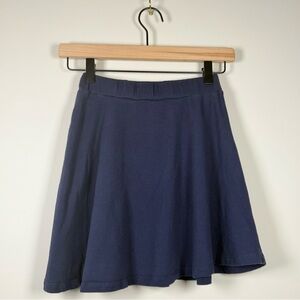 Deep Blue Mini Skater Skirt